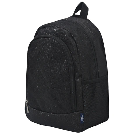 Medium Black Glitter Xplosion Backpack ***Add one name in check out under "Order Special Instructions"