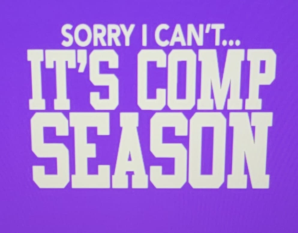 Sorry I Can't XPLOSION CHEER GEAR - Purple (TEE, LONG SLEEVE, SWEATSHIRTS)