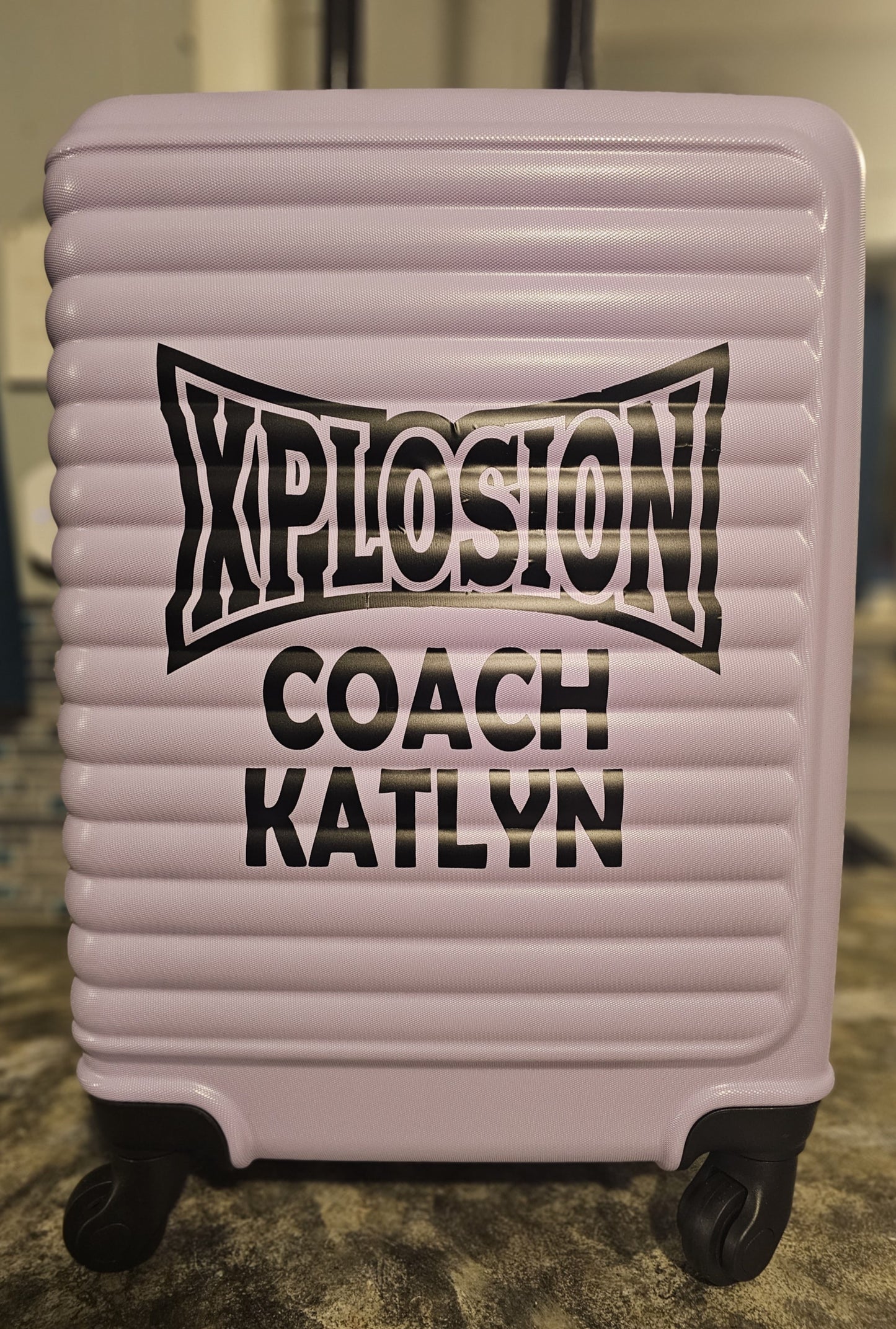 Xplosion Personalized Luggage - Add one name in check out under "Order Special Instructions"