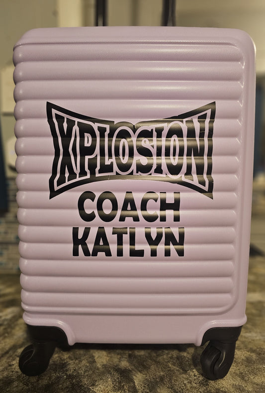 Xplosion Personalized Luggage - Add one name in check out under "Order Special Instructions"