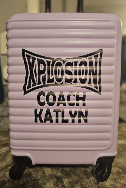 Xplosion Personalized Luggage - Add one name in check out under "Order Special Instructions"