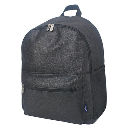 Large Black Glitter Xplosion Backpack  ***Add one name in check out under "Order Special Instructions"