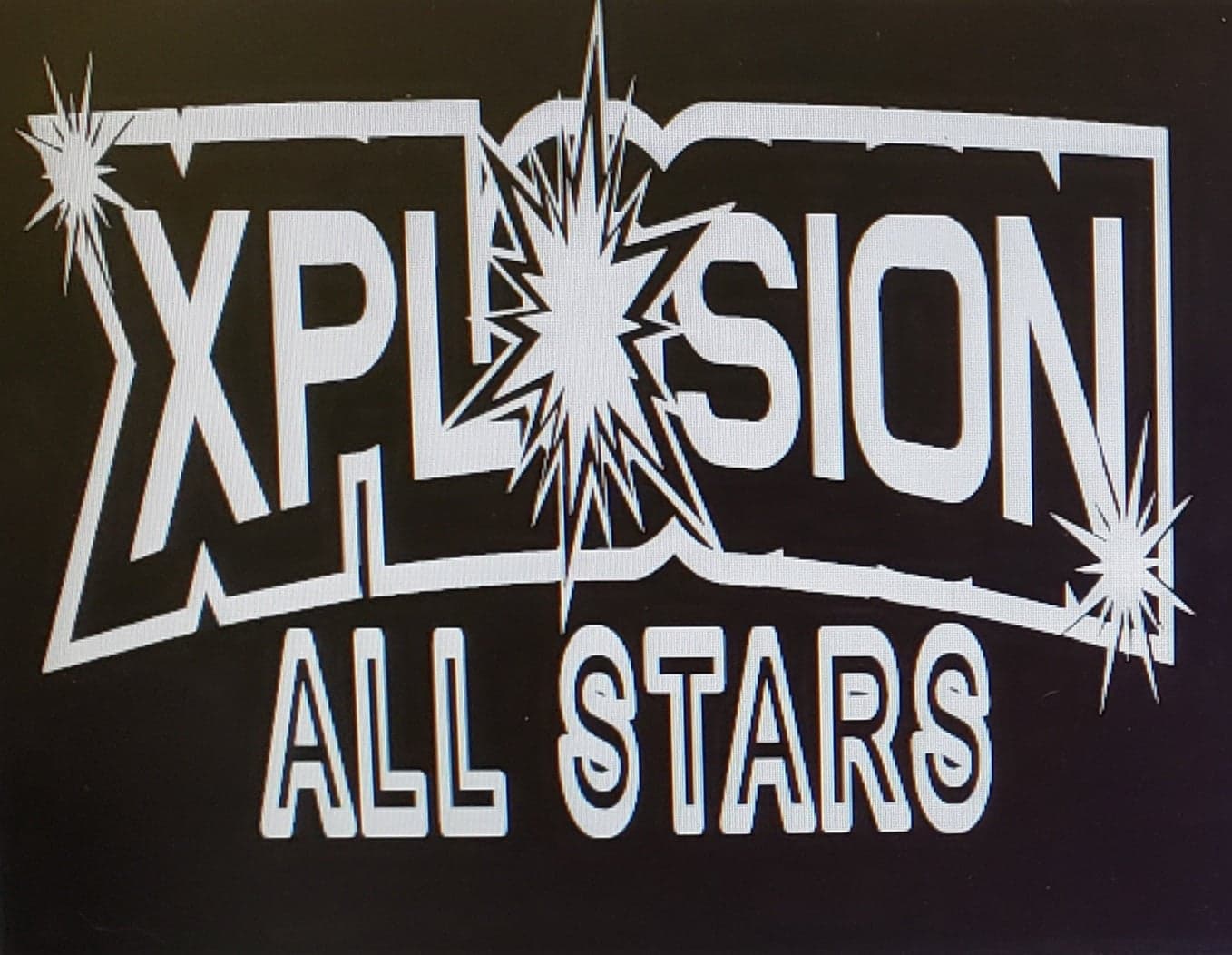 XPLOSION FAN GEAR - METALIC SILVER DESIGN- PURPLE OR BLACK (TEE, LONG SLEEVE, SWEATSHIRTS)