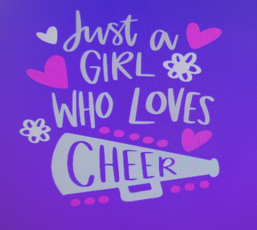 Throwing Sass Around & Just a Girl Who Loves Cheer Tee's