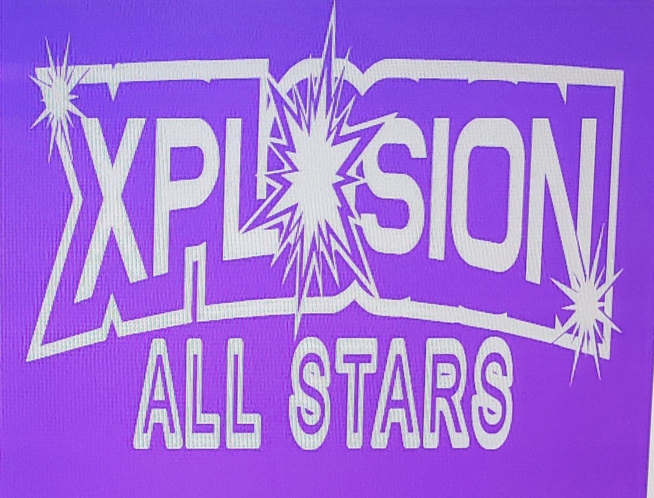 XPLOSION FAN GEAR - METALIC SILVER DESIGN- PURPLE OR BLACK (TEE, LONG SLEEVE, SWEATSHIRTS)