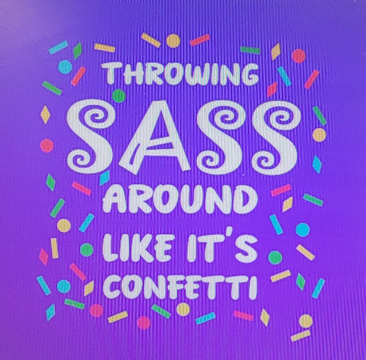 Throwing Sass Around & Just a Girl Who Loves Cheer Tee's