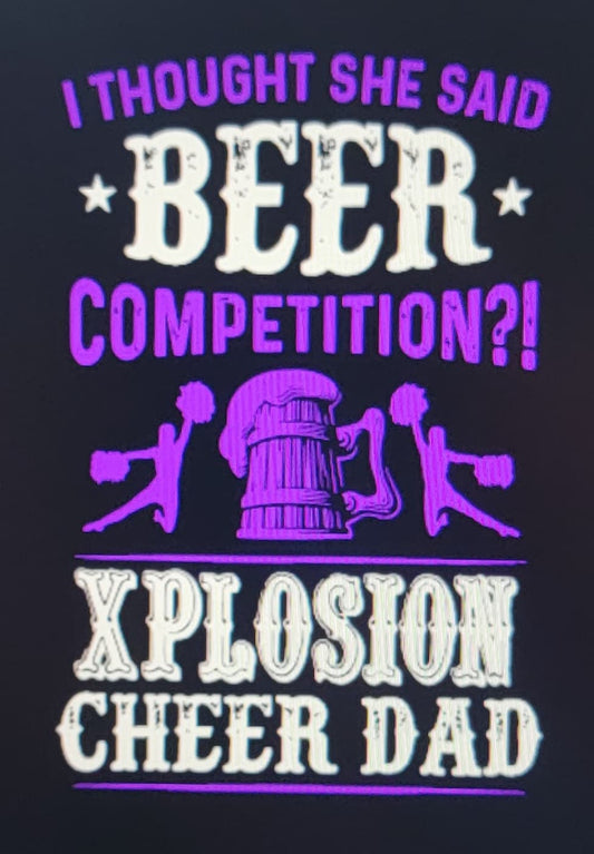 Beer Competition Fan Gear - Adult Black Tee's, Long Sleeves, Sweatshirt
